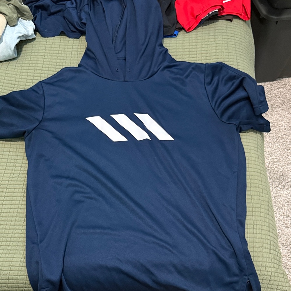 adidas Navy Blue Short Sleeve Tee